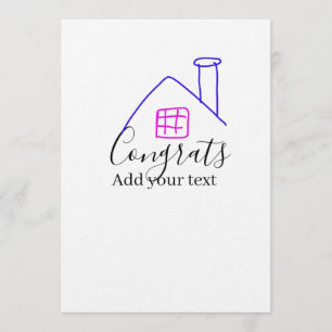 Invitación Felicidades nuevo propietario inauguración de bien