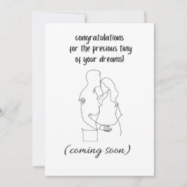 Invitación Felicidades por el bebé que viene