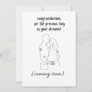 Invitación Felicidades por el bebé que viene