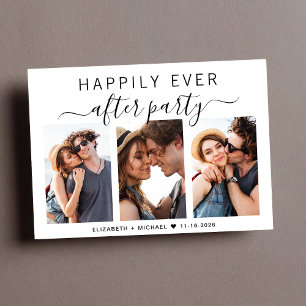 Invitación Felicidades por haber recibido 3 bodas de fotos