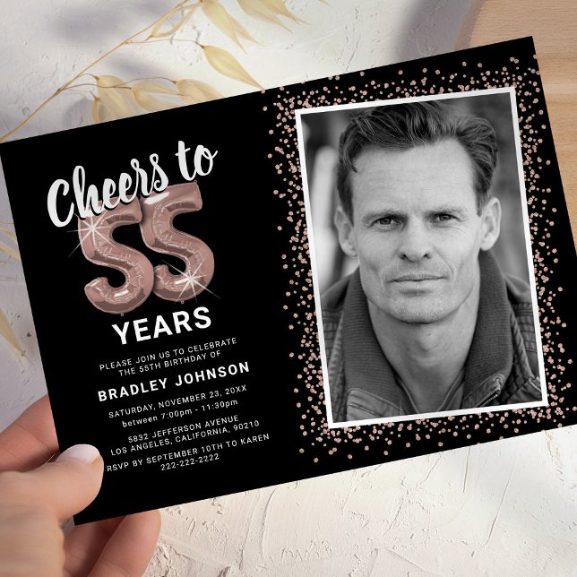 Invitación Felicidades por los 55 años de Cheers Photo (Subido por el creador)