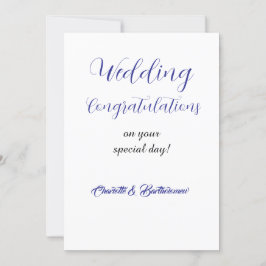 Invitación Felicidades por tu boda