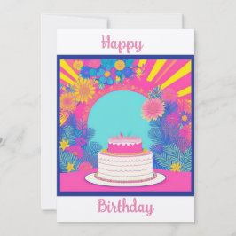 Invitación Felicitación de Cumpleaños