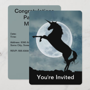 Invitación Felicitaciones a la Mona Llena de Silhouette de Un