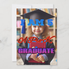 Invitación "¡Felicitaciones a nuestro graduado de prekínder!