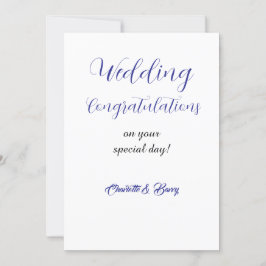 Invitación Felicitaciones a su Boda