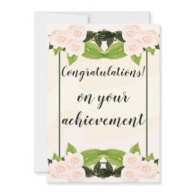 Felicitaciones Elegant Naranja White Roses Card