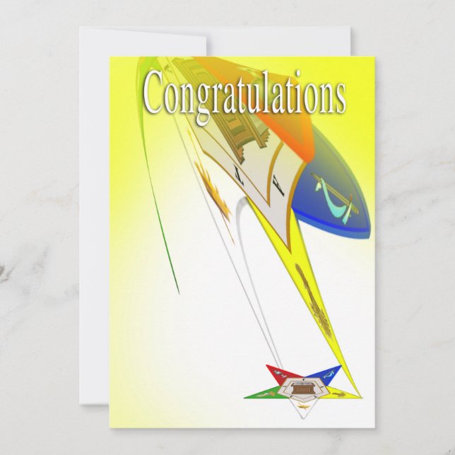 Invitación Felicitaciones OES (Anverso)