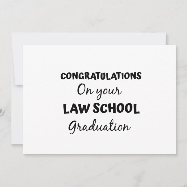 Invitación felicitaciones por tu graduación en la Facultad de (Anverso)
