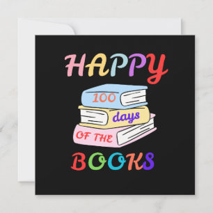 INVITACIÓN FELIZ 100 DÍAS DEL PRIMER DÍA DE CLASE DEL LIBRO