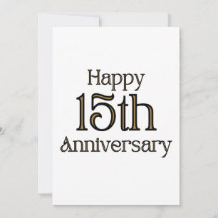 Invitación Feliz 15º Aniversario