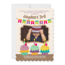 Feliz 3° cumpleaños colorido pastelitos Bunting Ph