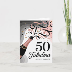 Invitación Feliz 50.º cumpleaños hermano