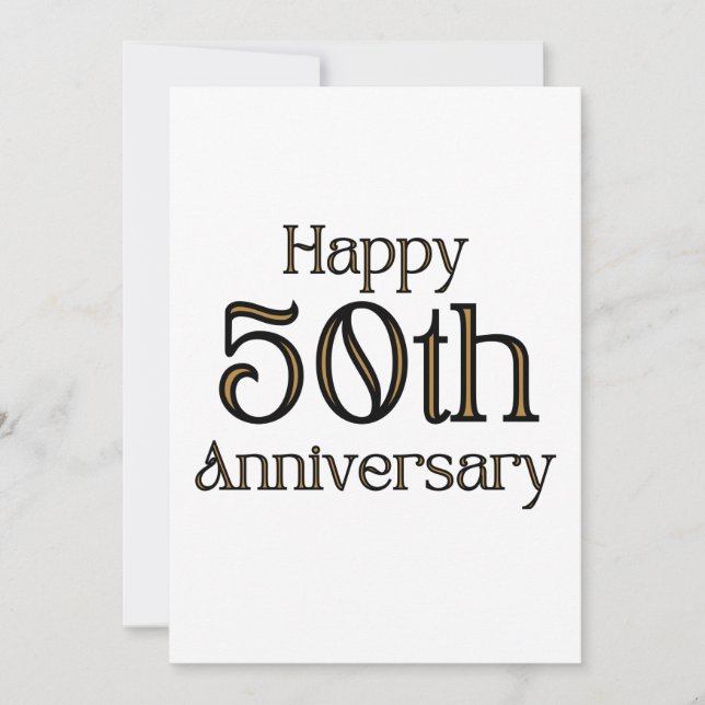 Invitación Feliz 50 Aniversario (Anverso)