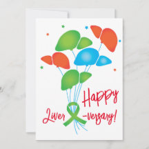 Invitación feliz al Personalizable de Hígado-versa