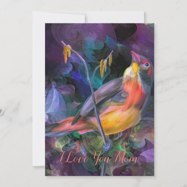 Invitación Feliz amor materno (Anverso)