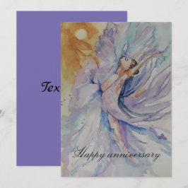 Invitación Feliz aniversario Ballerina