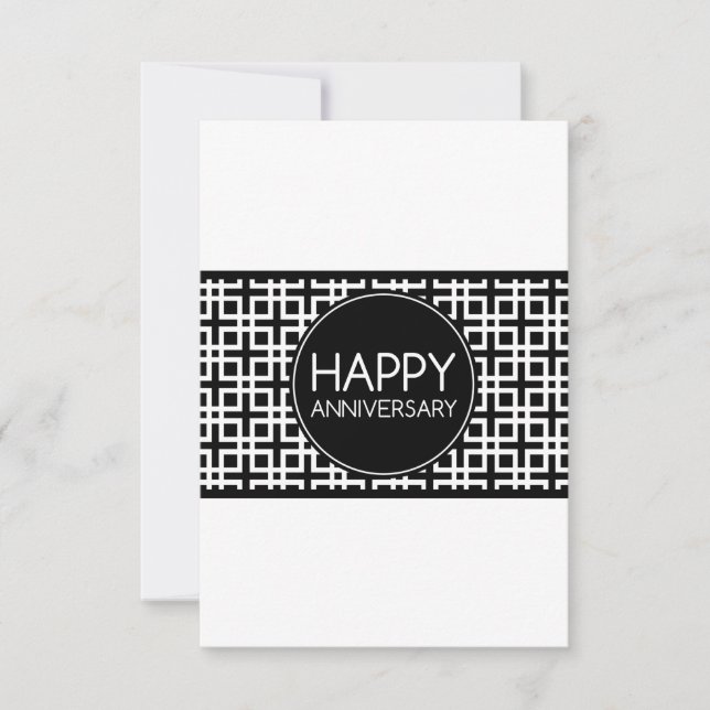 Invitación Feliz aniversario (cinderStripe) (Anverso)