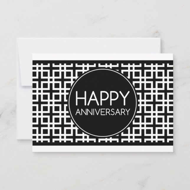 Invitación Feliz aniversario (cinderStripe) (Anverso)