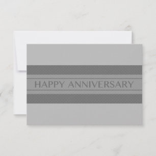 Invitación feliz aniversario de rayas
