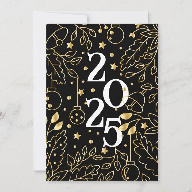 Invitación Feliz Año Nuevo (Anverso)