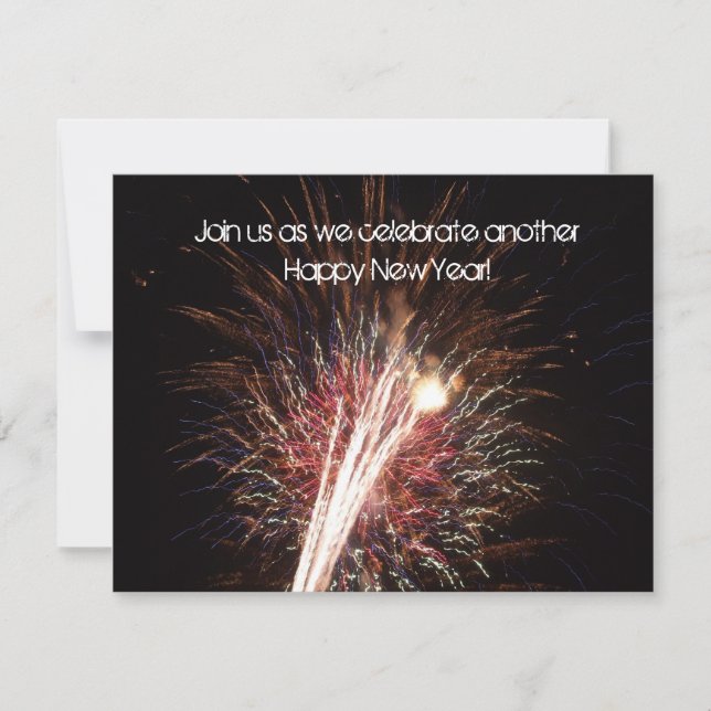 Invitación Feliz Año Nuevo (Anverso)