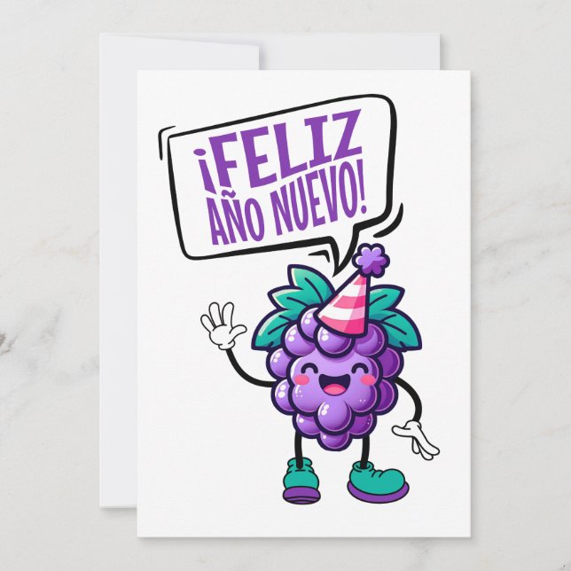 Invitación Feliz Año Nuevo (Anverso)