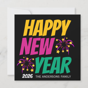Invitación Feliz año nuevo