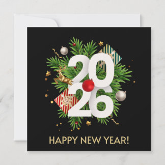 Invitación Feliz Año Nuevo 2026