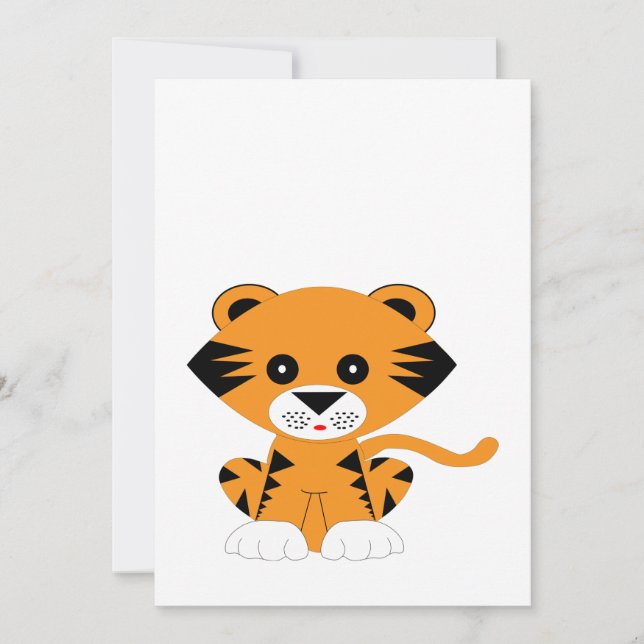 Invitación Feliz Año Nuevo del Tigre 2022 (Anverso)