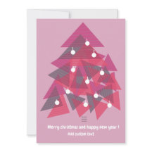 Feliz año nuevo feliz, rosa moderno