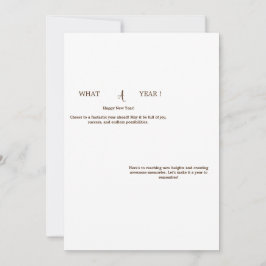 Invitación Feliz Año Nuevo, foto total, año nuevo