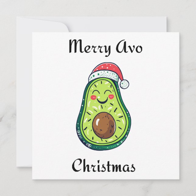 Invitación Feliz Avo Navidad  (Anverso)