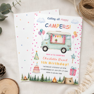 Invitación Feliz Campista 1er Cumpleaños
