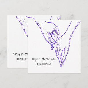 Invitación Feliz Celebración del Día Internacional de la Amis