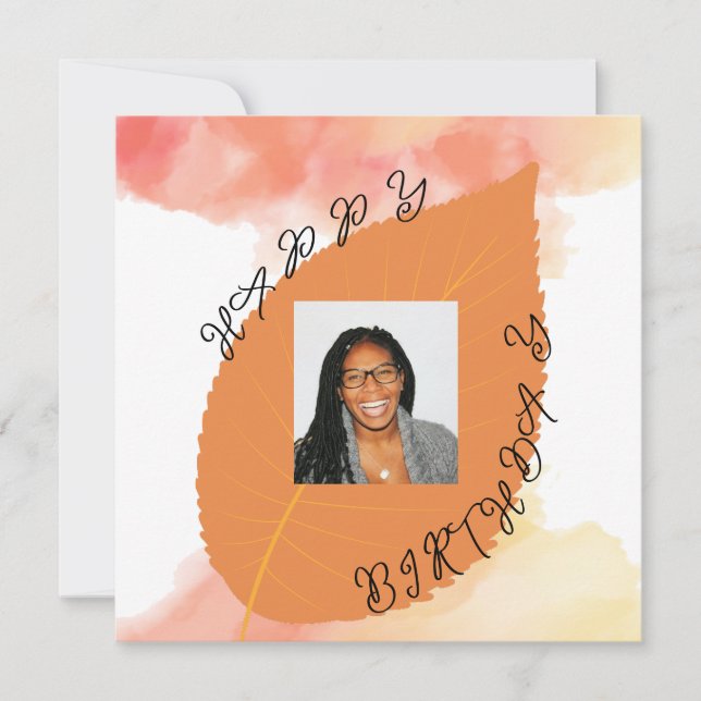 Invitación Feliz cumpleaños (Anverso)