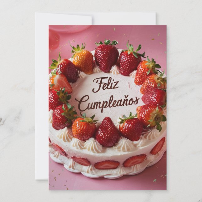 Invitación Feliz cumpleaños (Anverso)
