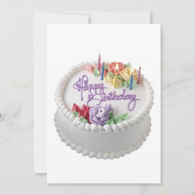 Invitación Feliz cumpleaños (Anverso)