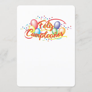 Invitación Feliz cumpleaños