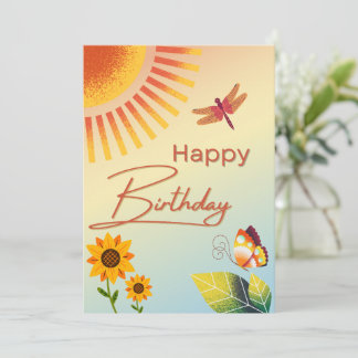 Invitación Feliz Cumpleaños