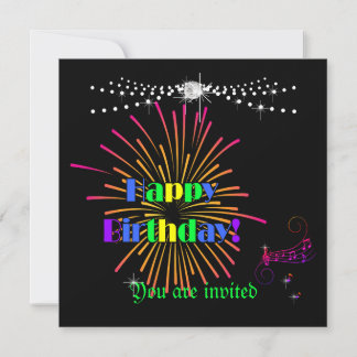 Invitación ¡Feliz cumpleaños!