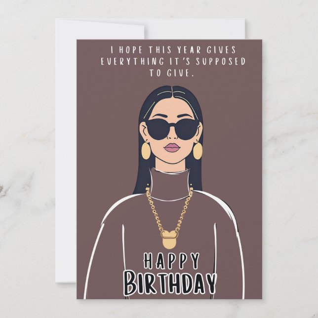 Invitación Feliz cumpleaños (Anverso)