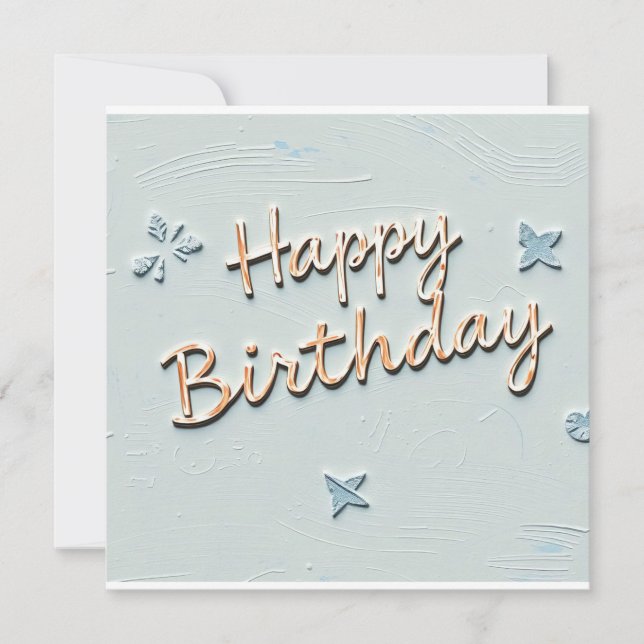 Invitación feliz cumpleaños (Anverso)