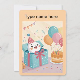 Invitación ¡Feliz cumpleaños!