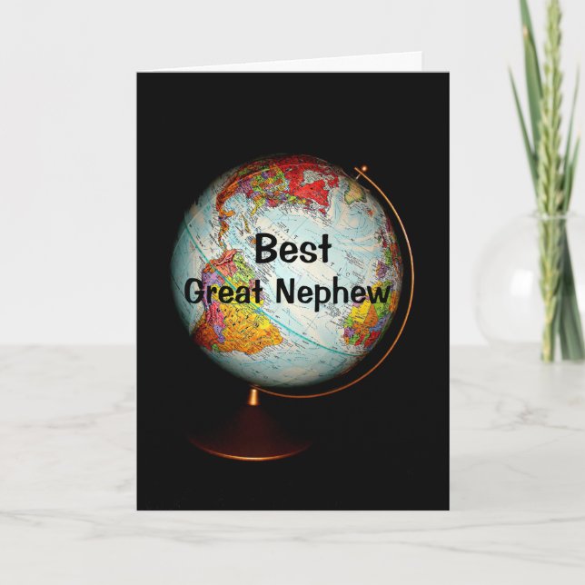 Invitación ¡Feliz Cumpleaños Al Mejor Sobrino Neto Del Mundo! (Anverso)