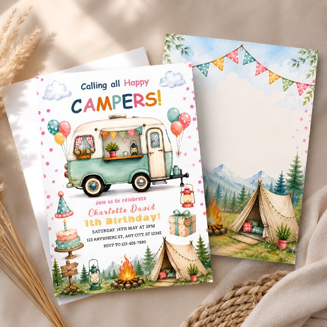 Invitación Feliz cumpleaños Campista 1er año (Subido por el creador)