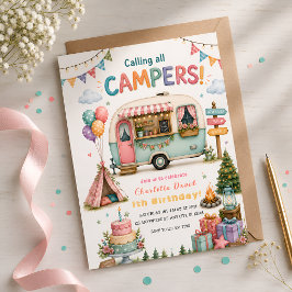 Invitación Feliz cumpleaños Campista Feliz 1
