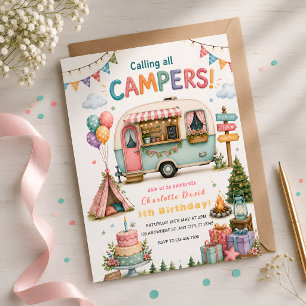 Invitación Feliz cumpleaños Campista Feliz 1