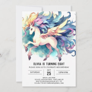 Invitación Feliz cumpleaños de caballos en línea