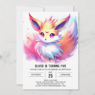 Invitación Feliz cumpleaños de Fox Digital